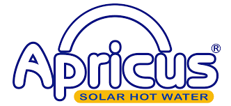 Apricus logo for solar hot water systems, ideal for Noosa homes