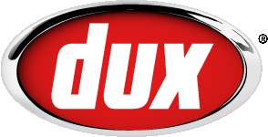 Dux emblem for hot water heaters, serving Noosa and surrounding areas