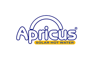 Apricus solar hot water logo for hot water systems in Noosa