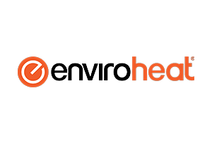 Enviroheat logo for hot water systems, serving Noosa with expert hot water installation and repairs by a local Noosa plumber