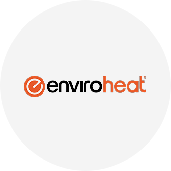 Enviroheat logo for hot water systems, serving Noosa with expert hot water installation and repairs by a local Noosa plumber