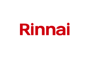 Rinnai logo for hot water systems in Noosa